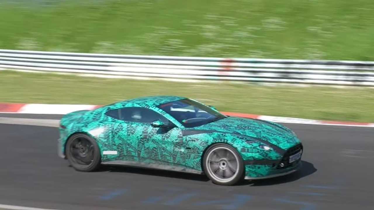 Aston Martin Vantage Spy Video Still